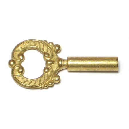 #4-36 X 1-3/4 Brass Coarse Thread Tapped Keys 5PK